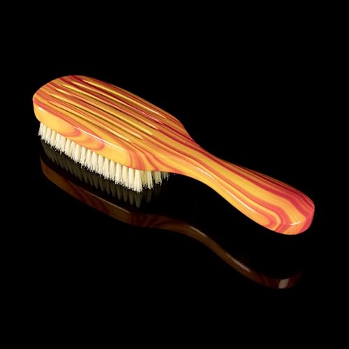 Torino Pro Wave Brush #8789-7 Row Soft bristles -100% Pure Boar Bristles - Great Workhorse for laying down your 360 Waves