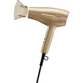 Conair 1875W Worldwide Travel Hair Dryer ? Dual Voltage, Folding Handle, Ionic Technology ? Champagne Compact Travel Blow Dryer for International Use
