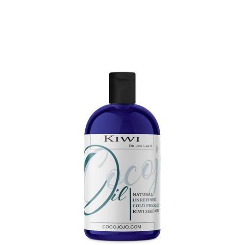Kiwi Seed Oil 4 oz Pure Natural Cold Pressed Unrefined Extra Virgin Kiwi Oil - for Hair Skin Body Nail and Beard - Moisturizing, Soothing, Hydrating, & Nourishing