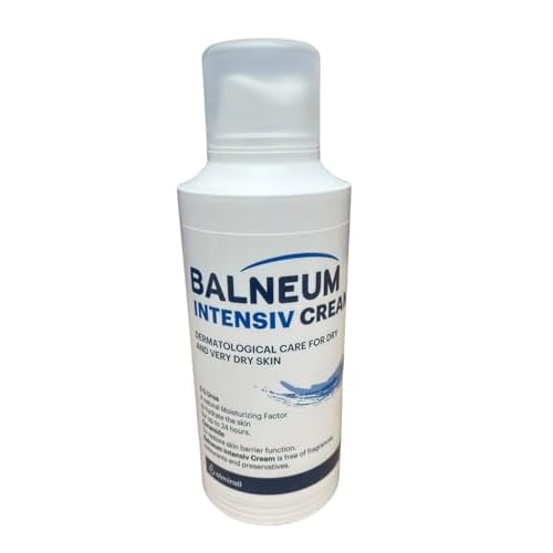 Balneum Intensiv Cream - Moisturisation and Hydration for Dry Skin - Formula with Urea and Ceramide - Suitable for Eczema and Dermatitis - for Men and Women - 500ml