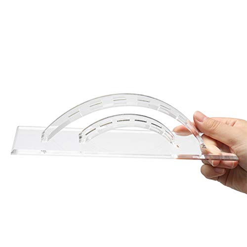 esowemsn 1PC 6 Holes Acrylic Tweezers Stand Holder Eyelash Extension Storage Rack Eyelash Tweezer Collecting Displaying Shelf Eyelashes Extension Supplies Accessories