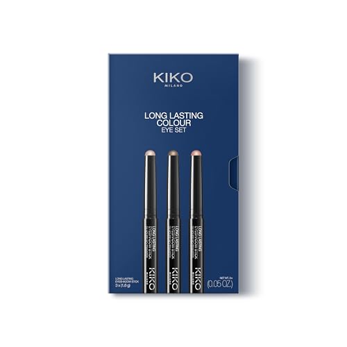 KIKO Milano Long Lasting Colour Eye Set 01 | 3 Eyeshadow Sticks With 24-Hour Hold