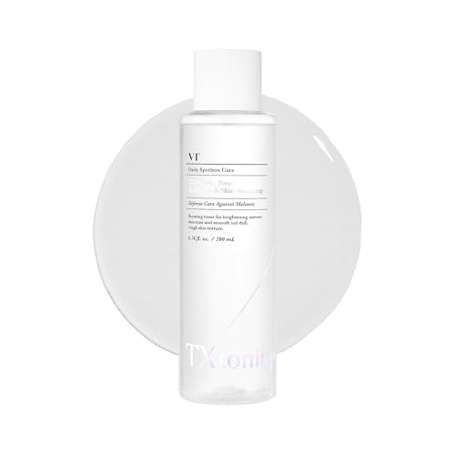 VT COSMETICS TX Toning Facial Toner with Tranexamic Acid, Niacinamide, Glutathione, Hydrating, Refreshing Toner for Dark Spots, Acne Scar, Sun Spots, Age Spots, Korean Skin Care (6.76 fl. oz.)