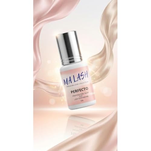 Perfecto Eyelash Extension Adhesive ? 5ml (0.17 fl. oz) ? Ultra-Fast 0.3-0.5 Sec Drying ? 8 Weeks Retention ? Black Adhesive for Lash Extensions (Perfecto)