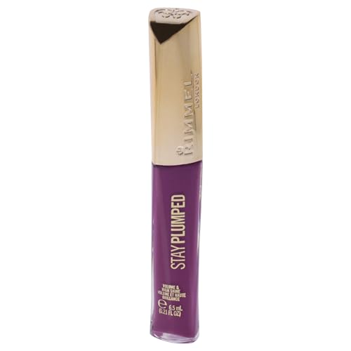 Rimmel Stay Plumped Lip Gloss, 820 Juicy Lucy, Pack of 1
