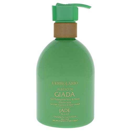 L'Erbolario Jade Plant Face And Hands Cleansing Gel - Floral And Citrus Fragrance - Moisturizing And Softening Properties - Silky Effect - Leaves Your Skin Revitalized And Clean - 9.4 Oz Body Wash