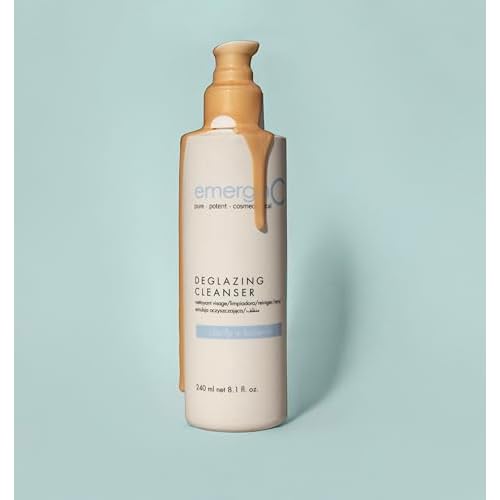 emerginC Deglazing Cleanser - Face Wash for Oily, Combination + Blemish Prone Skin, Soap-Free Facial Cleanser (8.1 oz, 240 ml)