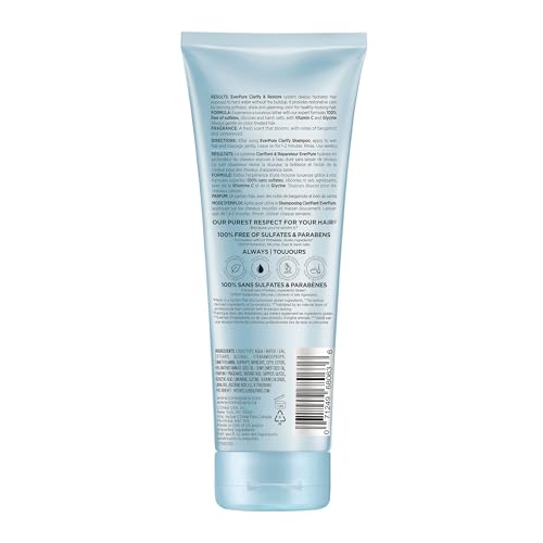 L'Oreal Paris Restore Sulfate Free Conditioner with Antioxidants,Moisturizing Conditioner for Hard Water Exposure and Styling Build-up,EverPure,6.8 Fl Oz,(Pack of 2)