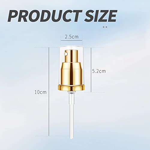 4Pack Foundation Pump for Fit Me Liquid Foundation for Double Wear Foundation Gold Makeupenser Pump for Easy Application Plastic Cosmetic Liquid Foundation Make-Up Pump Replacement Tool