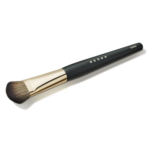SOO ADOR okhee Contour Brush SUN02 ? Angled Contouring Brush for Precise & Defined Application | Designed by K-Pop Makeup Artist Seo Ok