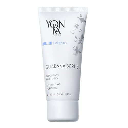 Yon-Ka Guarana Scrub | Gentle Exfoliating Face Cleanser with Rice Bran & Guarana Seed | Smooths Pores, Detoxifies & Revives Complexion | For Sensitive & Acne-Prone Skin | 1.87 fl oz