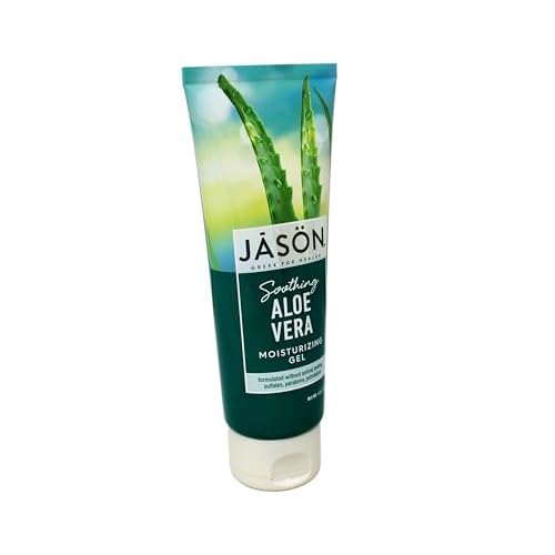 JASON Soothing 98% Aloe Vera Moisturizing Gel (IASC Certified), 4 Ounce Tube