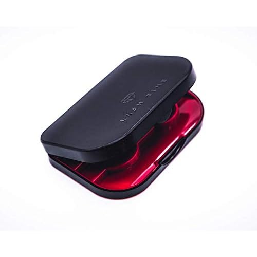 3 Tier Eyelash Case - Holder, Easy to Open Lash Storage Case, Lash Case Perfect for Travel, Eyelash Holder Organizer, False Eyelash Case, Mirror Included