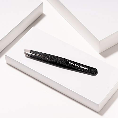 Tweezerman Special Edition 40th Anniversary Slant Tweezer - Eyebrow Tweezers for Women and Men,(Pack of 2)