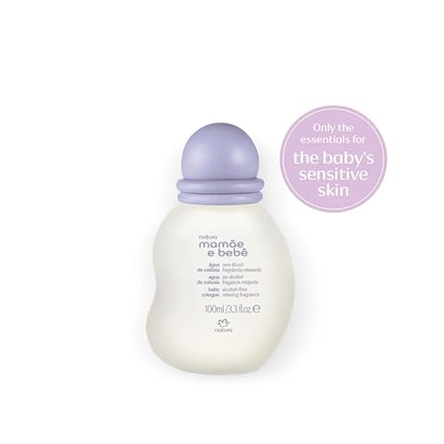 Natura - Mam?e e Beb? Mom & Baby Cologne | Relaxing Fragrance Scent for Babies | Alcohol-Free, Hypoallergenic, Pediatrician Tested, Vegan & Safe Daily Use ? 3.4 fl oz (100 ml)