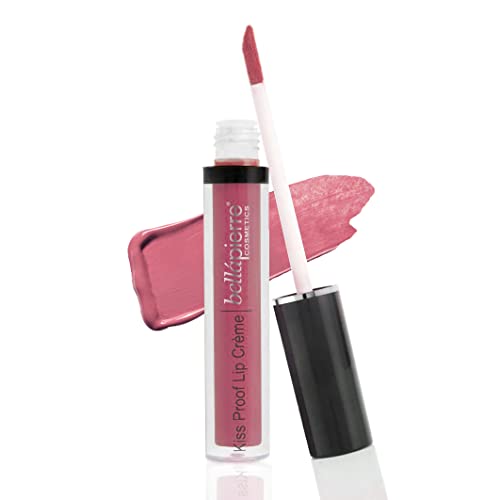 bellapierre Kiss Proof Lip Cr?me | Richly Pigmented, Smooth Matte Finish | 100% Natural Formulation | Non-Toxic and Paraben Free |Long Lasting Nourishing, Color - Antique Pink