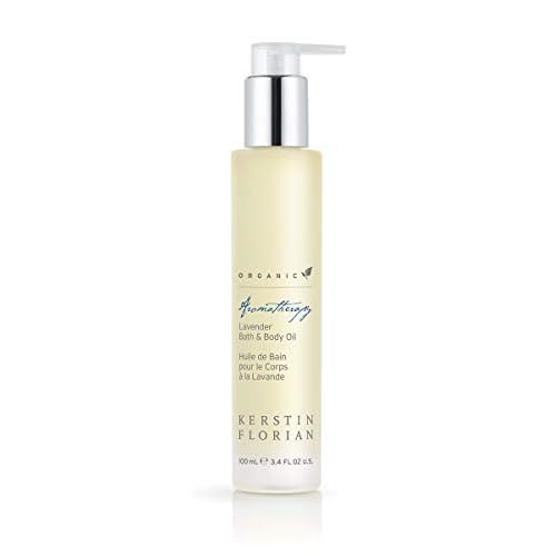 Kerstin Florian Organic Lavender Body Oil | Nutrient-Rich Moisturizer with Vitamin E, Coconut & Jojoba Oils | Natural Essential Oils for Relaxation & Massage | 3.4 fl oz
