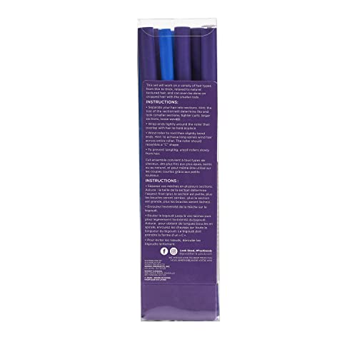 GOODY Flexible Rod Hair Rollers, Assorted, 20 Count