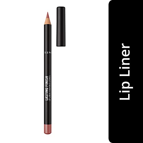Rimmel Lasting Finish 8HR Soft Lip Liner Pencil - Vibrant, Blendable Formula to Lock Lipstick in Place for 8 Hours - 760 90's Nude, .04oz (Pack of 3)