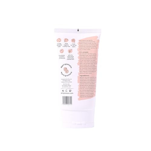Georgiemane Scalp Scrub, 5.07 Fl Oz - Exfoliates Scalp with Caffeine, Sugar, and Coconut Oil, 100% Vegan & Cruelty-Free