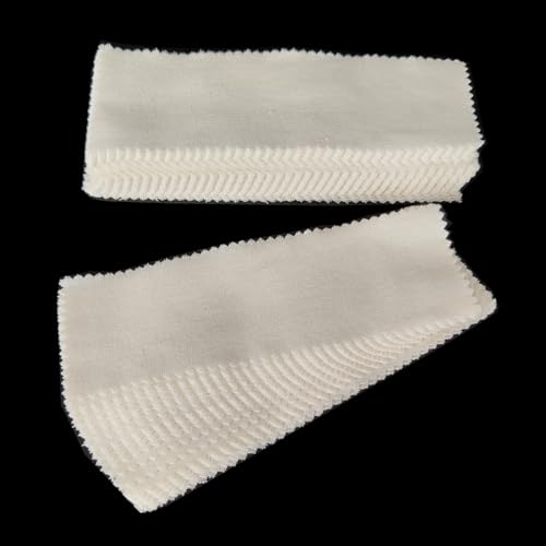 Natural Hair Removal Strips, Body and Facial Muslin Epilating Cotton Cloth Wax Strips, Large Precut Waxing Strips Bulk for Women Men (100 Pack)