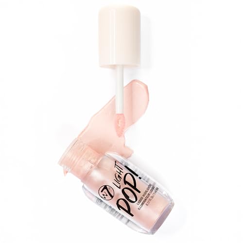 W7 Pop Duo Makeup Set - Love Pop Lip & Cheek Tint + Light Pop Liquid Highlighter - Buildable Colour, Juicy Tint & Glow