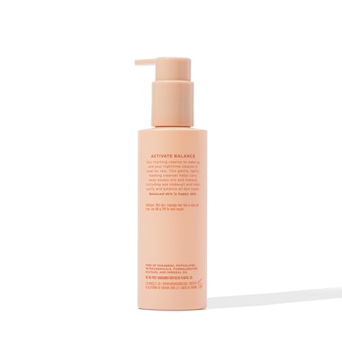 Karuna Balancing Facial Gel Cleanser | Gentle, Non-Stripping Daily Face Wash for All Skin Types | With Niacinamide, Hyaluronic Acid, and Snow Mushroom for Lightweight Hydration |150 ml