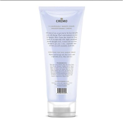 Cremo French Lavender Moisturizing Shave Cream, Astonishingly Superior Ultra-Slick Shaving Cream for Women Fights Nicks, Cuts and Razor Burn, 6 Fl Oz (Pack of 2)
