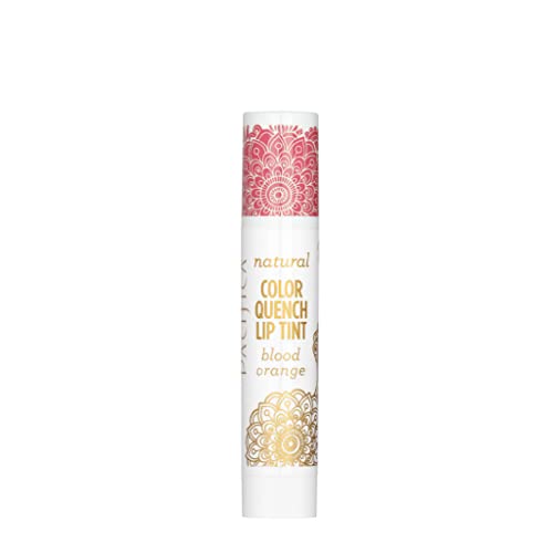Pacifica Tinted Lip Balm ? Blood Orange Flavor ? Sheer Hydrating Balm with Coconut Oil & Cocoa Butter ? Vegan, Cruelty-Free, Dermatologist Tested ? 0.15 oz (Pack of 2)