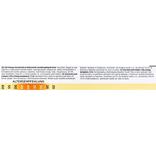Anti-Wrinkle Eye Cream Q10 with Omega Complex - Perfume-free, PEG-free, Vegan, Not Tested on Animals - 15 ml by Balea