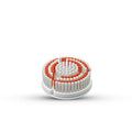 TAO Clean Clean Body Exfoliator Ona Brush Head, Replacement Head (1 Head) ? Body Brush Replacement Head for the TAO Clean Electric Face Cleansing Brush and Cleaning Station, White