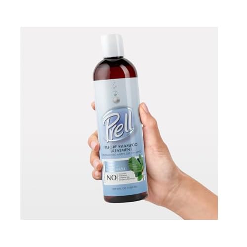 Prell Before Shampoo Treatment for Dry, Damaged Hair, Color Safe, Damage Shield with Witch Hazel 12 fl.oz.