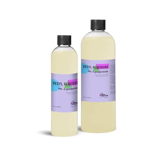 Decyl Glucoside Organic 12 Oz / 354 mL Mild Non-Ionic Surfactant - Plant-Based Gentle Cleansing & Foaming Agent for DIY Cosmetics Skincare & Haircare, Versatile Emulsifying Agent by Talsen Chemicals