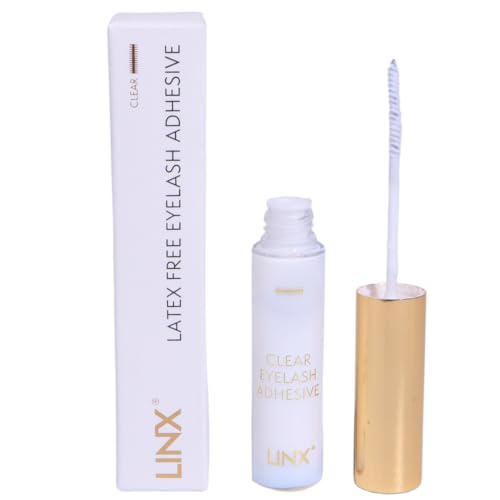 Linx DIY Lash Glue with Micro Mascara Wand 2-5 Day Lash Hold (Clear)