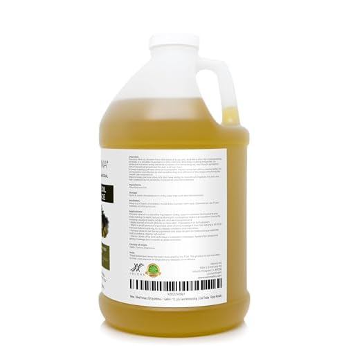 velona Olive Pomace Oil 1 Gallon / 128 Fl Oz | 100% Pure and Natural Carrier Oil | Refined | Skin, Hair, Body & Face Moisturizing | Use Today - Enjoy Results.