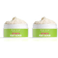 Deep Steep Natural Candy Mint Therapeutic Foot Scrub - 8 Ounce (Pack of 2)