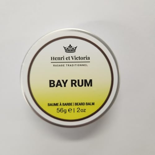 Beard Balm For Men - Moisturizing, Non-Greasy Beard Softener, Soothes and Nourish Beard and Skin, Prevents Dryness, Flaking, Dandruff, Skin Irritation, Ingrown Hairs, Handmade Beard Balm ? Bay Rum 56g