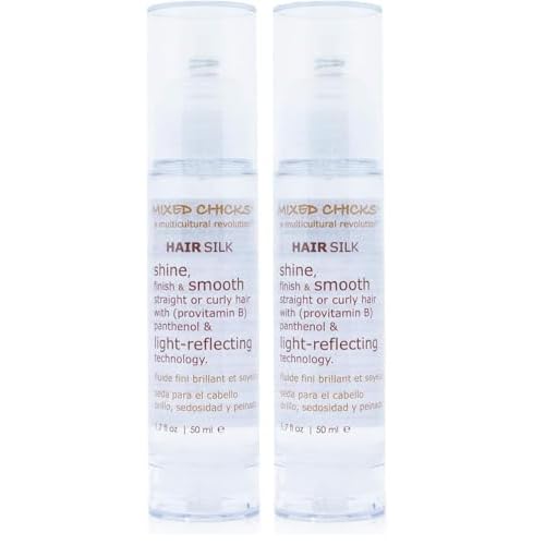 Mixed Chicks Gloss and Shining Hair Silk - Shine, Smooth & Finish, 1.7 oz (Pack of 2)