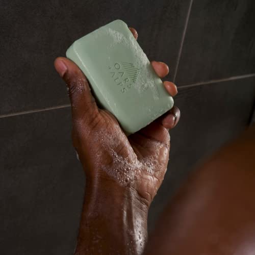Oars + Alps Exfoliating & Moisturizing Bar Soap for Men, Deep Cleaning Soap, Clean Ingredients, All Skin Types, Epsom Salt, 1pk