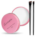 20g White Brow Mapping Paste£¬ Brow Contour Paste Brow Lip Shape Position Tool, 2pcs Eyebrow Brush Kit, Mapping Tool for Sketching Contouring the Eyebrow and Lip (Pink Tin Kit)