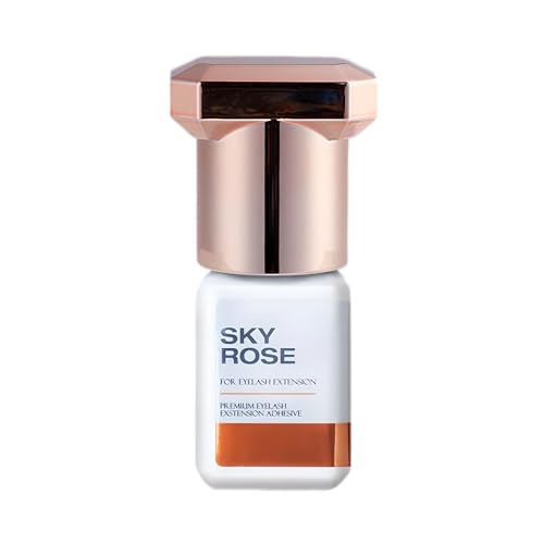 Sky Rose Glue Extremely Strong Eyelash Extension 5ml 2025 - Skillful and Fast Hand Professional Eyelash Extension Adhesive - 0.5s Fast Drying / 6-8 Weeks Long Retention time TUBeauty