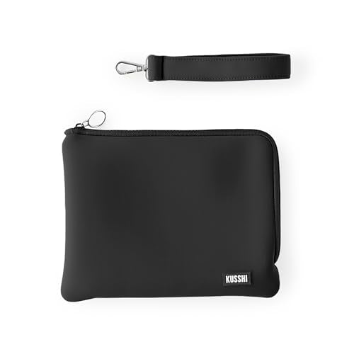 KUSSHI Wristlet Clutch (Black/Pink)