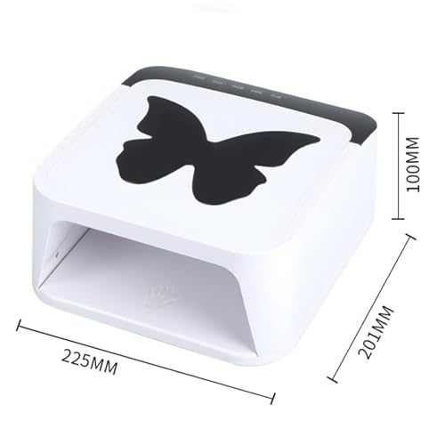 Professional UV LED Nail Lamp for Gel Polish, 42 PCS High-Power LED Beads Nail Dryer with 4 Timer Settings & Automatic Sensor, Fast Curing Light for Home and Salon Manicure Pedicure Nail Art