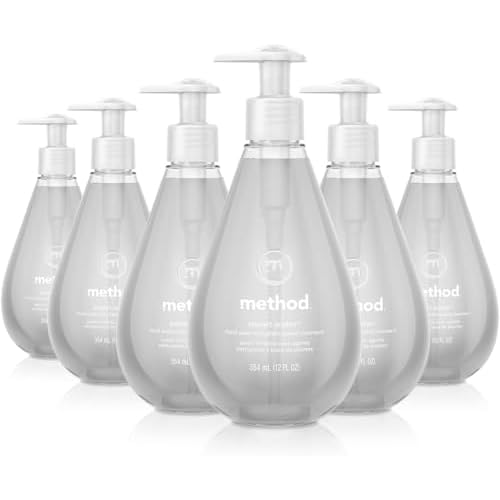 Method Gel Hand Soap, Sweet Water, 12 fl oz (Pack of 6)