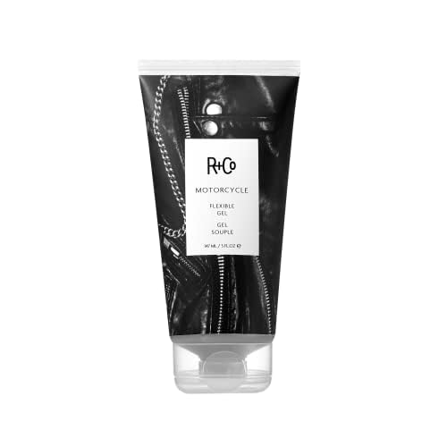 R+Co Motorcycle Flexible Gel | Hybrid Styling Gel with the Flexibility and Shine of a Wax | Heat Protective & Volumizing| Sulfate-Free, Vegan & Cruelty-Free. 5 oz.