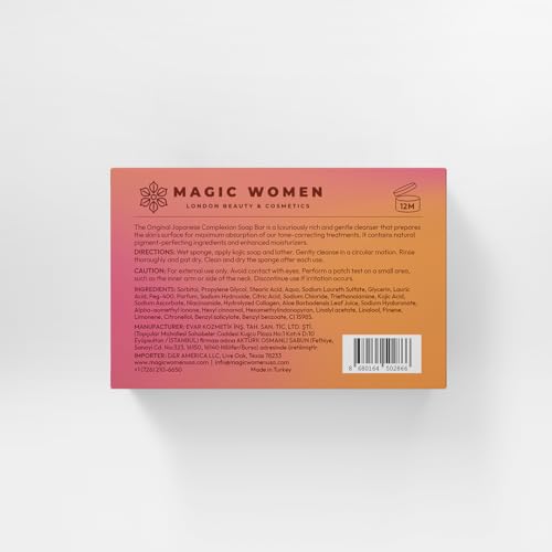 Kojic Acid Soap Dark Spot Remover ? 2 Bar (3.5 oz Each) with Vitamin C, Retinol, Turmeric, Natural Skin Brightening