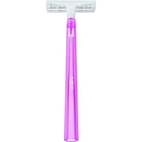BIC Twin Lady Sensitive Razors, Disposable Razors with Two Blades for a Smooth and Precise Shave, Pack of 15