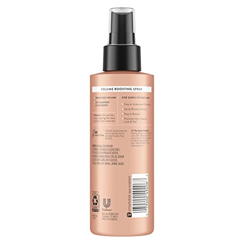 Suave Simply Styled Lightweight Root Lifting Hair Spray, Volume Boost Hairspray Hair Volumizer for Weightless Volume 6 oz