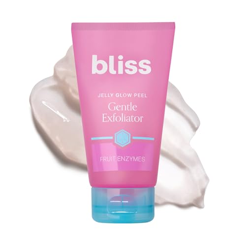 Bliss Jelly Glow Peel¢â Gentle Non-Abrasive Cleanser and Exfoliator With Fruit Enzymes - 4 Oz - Nourishes and Hydrates Skin - Clean - Vegan & Cruelty Free