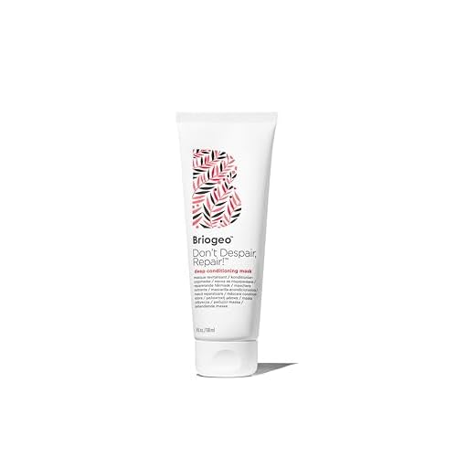 Briogeo Don't Despair, Repair! Deep Conditioning Mask, Deep Conditioner for Dry Damaged or Color Treated Hair, Prevent Future Breakage, Protein Mask for Stronger Hair, Vegan, Cruelty-Free